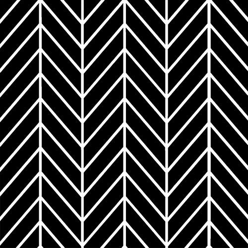 Black Herringbone Mosaic Tiles