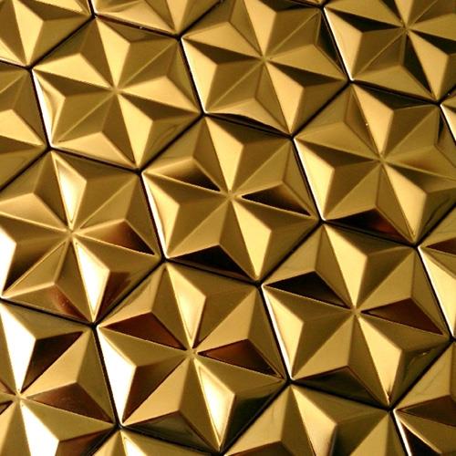 Golden Triangle Mosaic Tiles