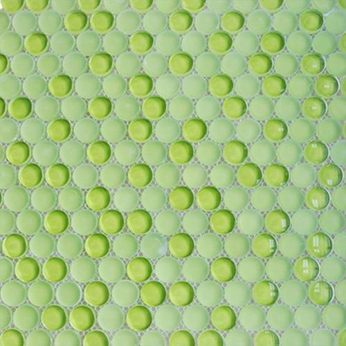 Green Circle Mosaic Tiles