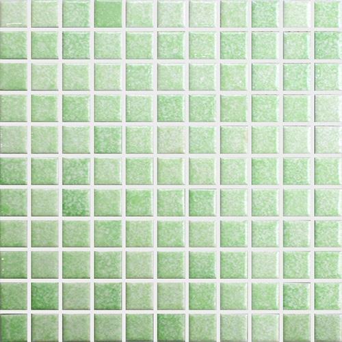 Green Square Mosaic Tiles