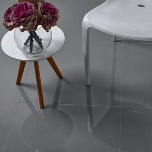 Grey Polished Ceramic Floor Tile