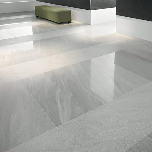 Grey Polished Porcelain Floor Tiles