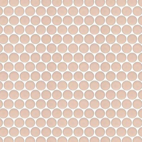 Pink Circle Mosaic Tiles