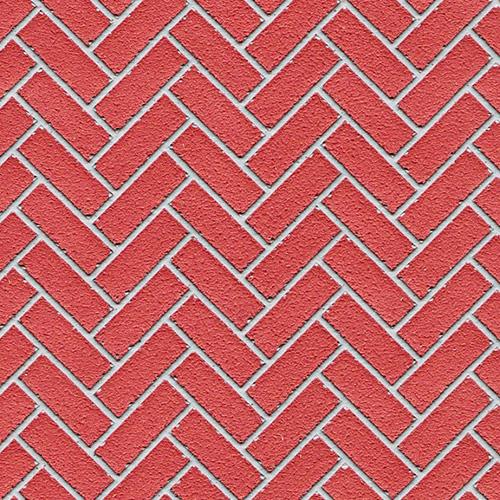 Red Herringbone Mosaic Tiles