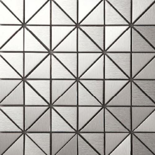 Silver Triangle Mosaic Tiles