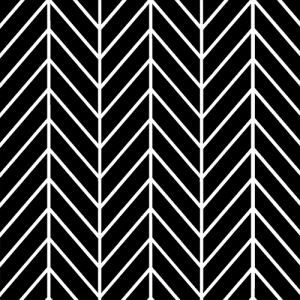 Black Herringbone Mosaic Tiles