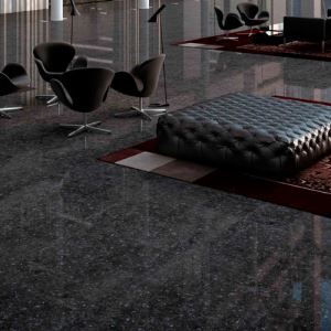 Black Polished Porcelain Floor Tiles