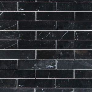 Black Strip Mosaic Tiles