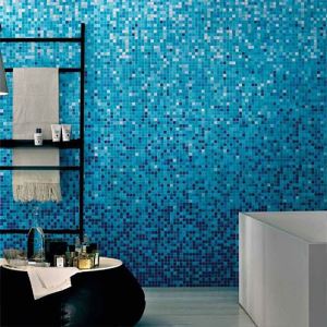 Blue Pressed Mosaic Tiles