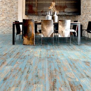 Blue Rustic Porcelain Floor Tiles