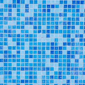 Blue Square Mosaic Tiles