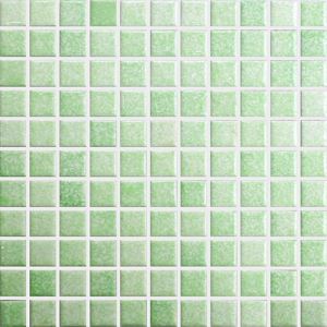 Green Square Mosaic Tiles