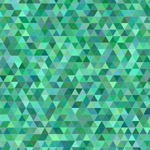 Green Triangle Mosaic Tiles