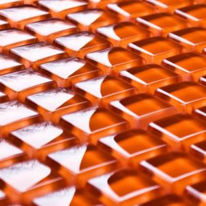 Orange Glass Mosaic Tiles