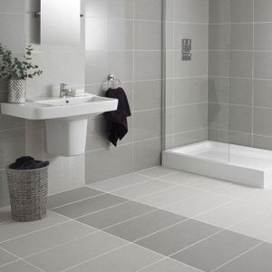 White Gloss Ceramic Floor Tiles