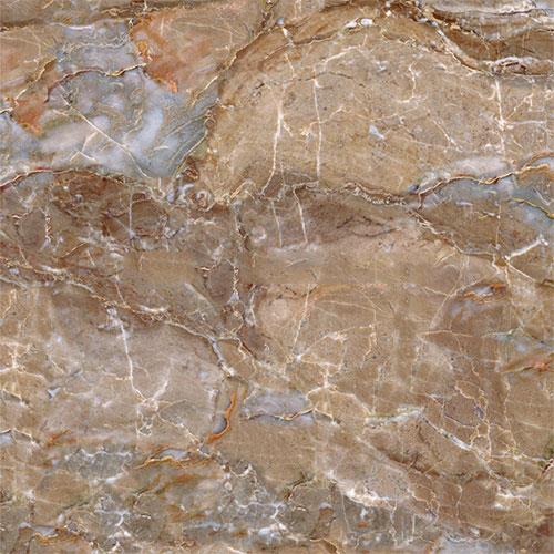 Brown Marble Textured Porcelain Floor Tile