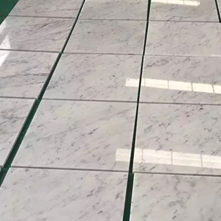 Carrara White Marble Bathroom Porcelain Floor Tile