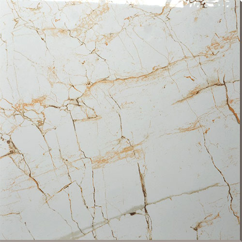 Calacatta Marble-Look Floor Porcelain Tile