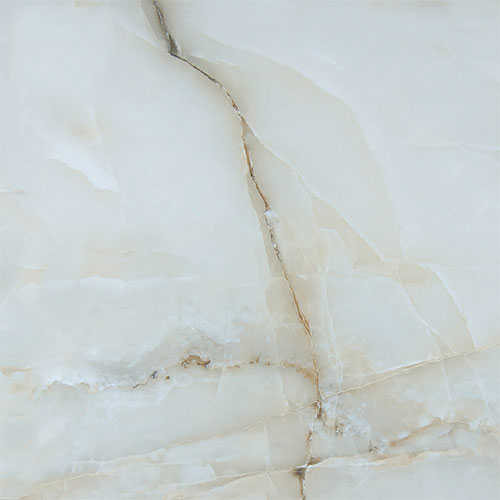 White Marble-Look Floor Porcelain Tile