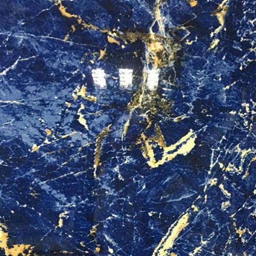Blue Marble-Look Porcelain Flooring Tile