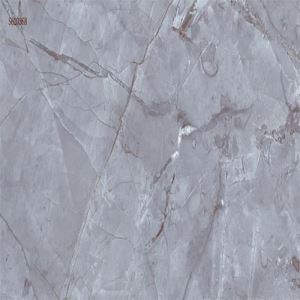 Silver Marble-Look Wall Porcelain Tile