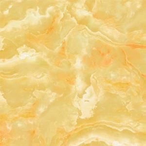 12x12 Yellow Marble Look Glazed Floor Tile