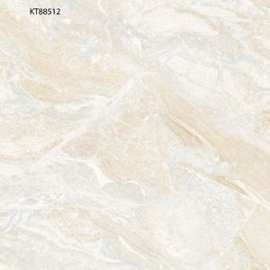 Beige Marble-Look Porcelain Flooring Tile