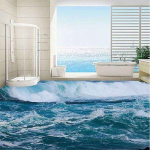 3D Bathroom Porcelain Flooring Tile