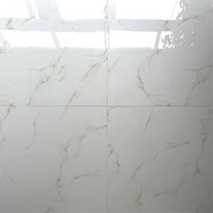 White Bathroom Porcelain Flooring Tile