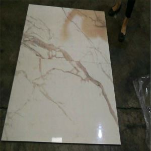 Polished Marble-Look Floor Porcelain Tile